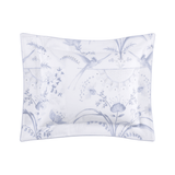 Herbier Celeste Organic Pillow Sham by Yves Delorme Euro Sham Celeste at FIG LINENS AND HOME 3