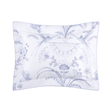 Herbier Celeste Organic Pillow Sham by Yves Delorme King Sham Celeste at FIG LINENS AND HOME 4