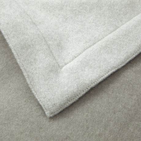 Hestia Kaki Wool Throw by Yves Delorme Throw 51" x 67" Kaki at FIG LINENS AND HOME 2