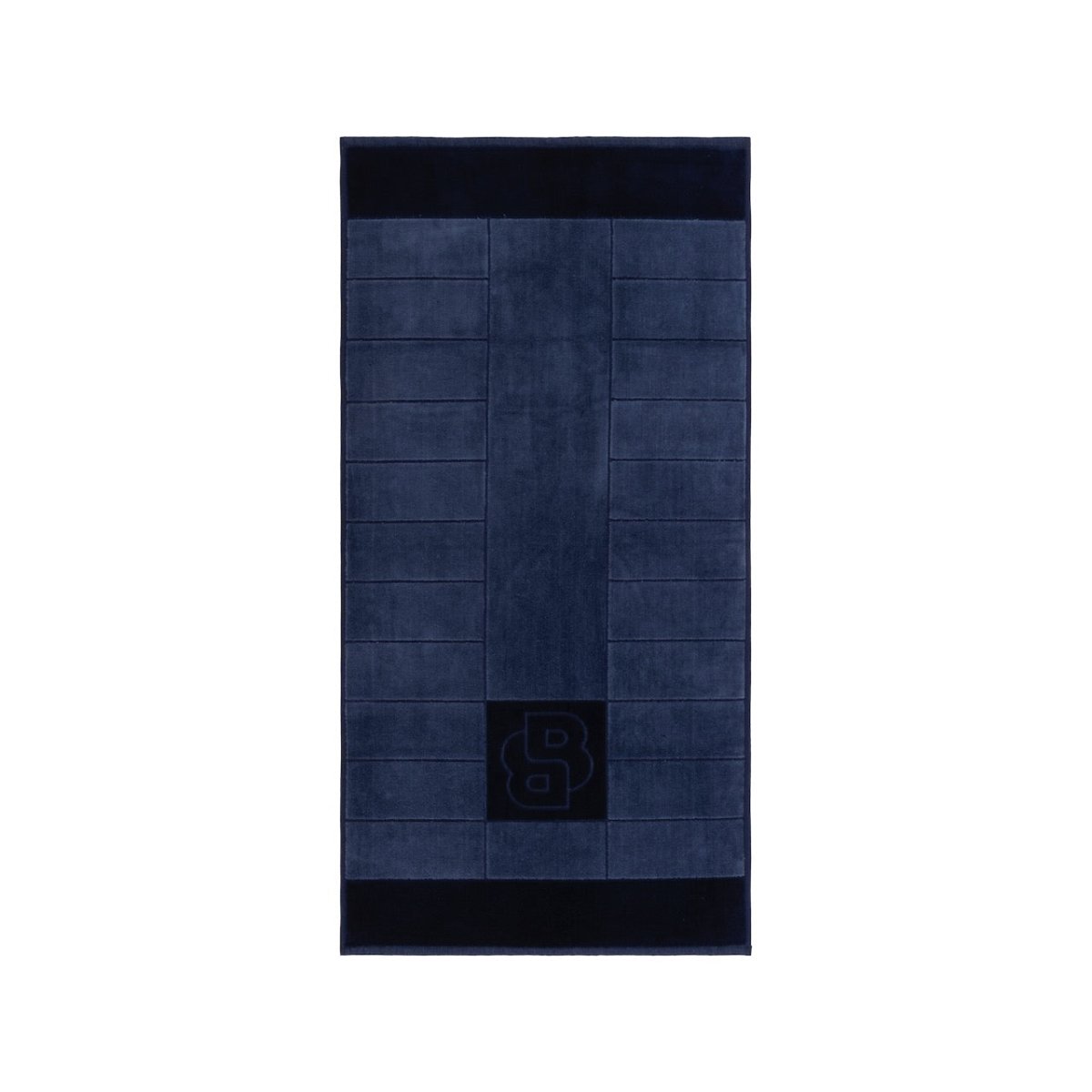Hugo Boss Double B Steel Towels by Yves Delorme Hand Towel 20 x 39 Steel at FIG LINENS AND HOME 6