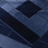 Hugo Boss Double B Steel Towels by Yves Delorme Hand Towel 20 x 39 Steel at FIG LINENS AND HOME 3