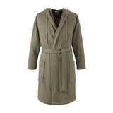 Yves Delorme Robe - Evening Kaki Hooded Bathrobe (Unisex) L Hugo Boss Home