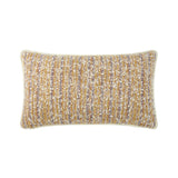 Illusion Orge Decorative Pillow by Yves Delorme Decorative Pillow 13 x 22 Orge at FIG LINENS AND HOME 5