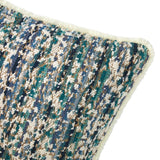 Illusion Paon Decorative Pillow by Yves Delorme Decorative Pillow 18 x 18 Paon at FIG LINENS AND HOME 6