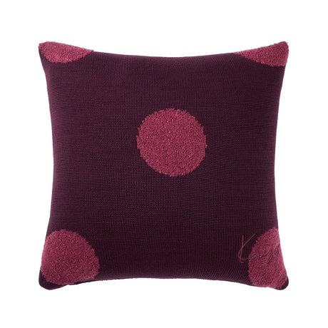 K Dot Bordeaux Decorative Pillow by Kenzo Paris - view 2