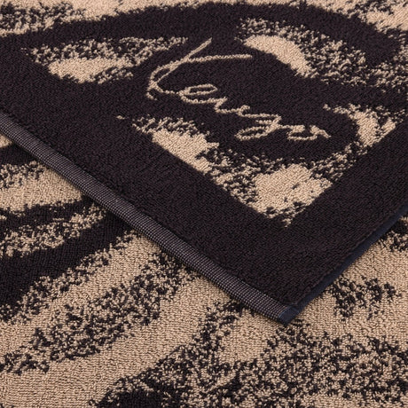 K FAUVE Naturel Jacquard Beach Towel by Kenzo Paris | Yves Delorme at Fig lInens and Home - Swatch