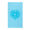 K HEART Turquoise Jacquard Beach Towel by Kenzo Paris | Yves Delorme at Fig Linens and Home 3