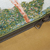 Lande Decorative Pillow by Yves Delorme at Fig Linens and Home - Zipper Detail