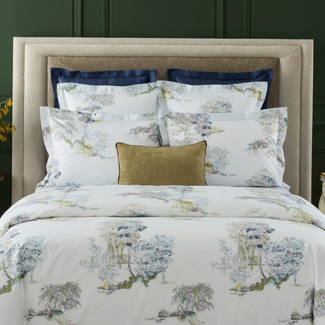 Lande Duvet Cover by Yves Delorme at Fig Linens and Home - Bedding Lifestyle Image 2