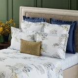 Lande Flat Sheet by Yves Delorme at Fig Linens and Home - Lifestyle Image 1