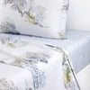 Lande Flat Sheet by Yves Delorme at Fig Linens and Home - View 1 shown on bed