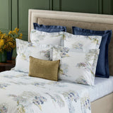 Yves Delorme Lande Pillow Shams - Lifestyle View of Cotton Bedding at Fig Linens and Home