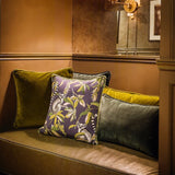 Lemurien Encre Decorative Pillow 18 x 18 Yves Delorme