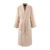 Leo Beige Unisex Kimono Bathrobe by Yves Delorme Kimono Bathrobe (Unisex) L Beige at FIG LINENS AND HOME 1