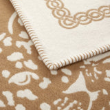 Leopard Camel Throw by Yves Delorme Throw 51" x 67" Camel at FIG LINENS AND HOME 3
