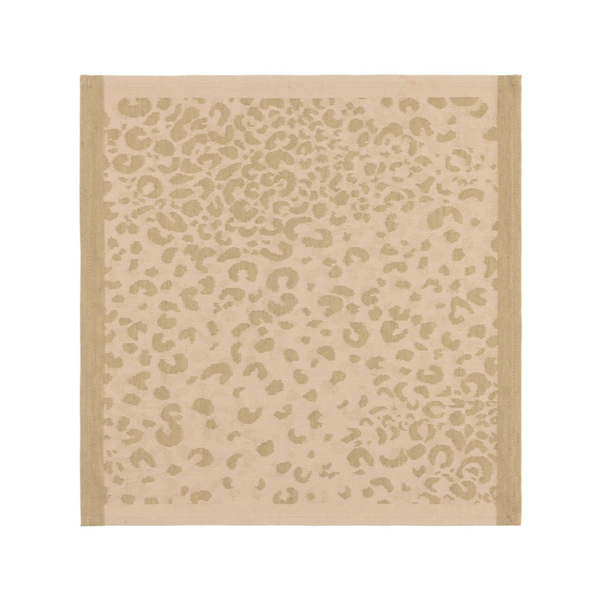 Leopard Dore Napkin 19 x 19 Yves Delorme