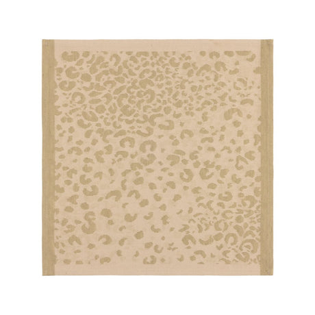 Leopard Dore Napkin 19 x 19 Yves Delorme
