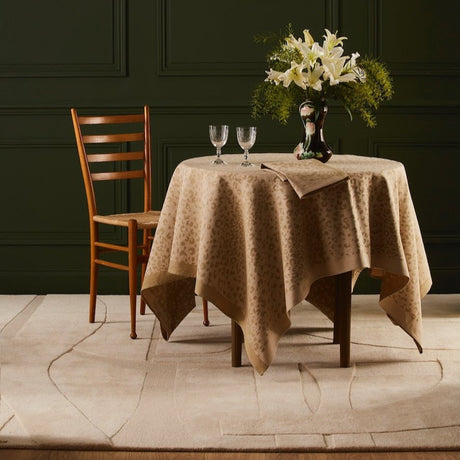 Leopard Dore Tablecloth 71 x 126 Yves Delorme