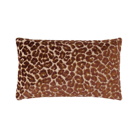 Leopard Fauve Decorative Pillow 13 x 22 Yves Delorme