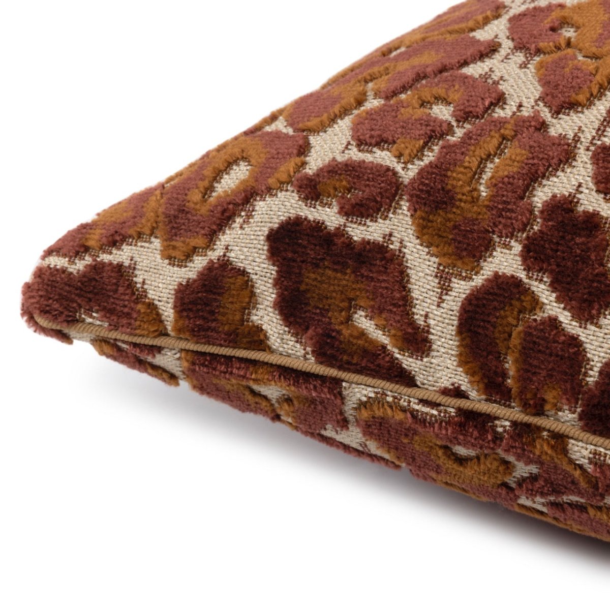 Leopard Fauve Decorative Pillows by Yves Delorme Decorative Pillow 13 x 22 Fauve at FIG LINENS AND HOME 4