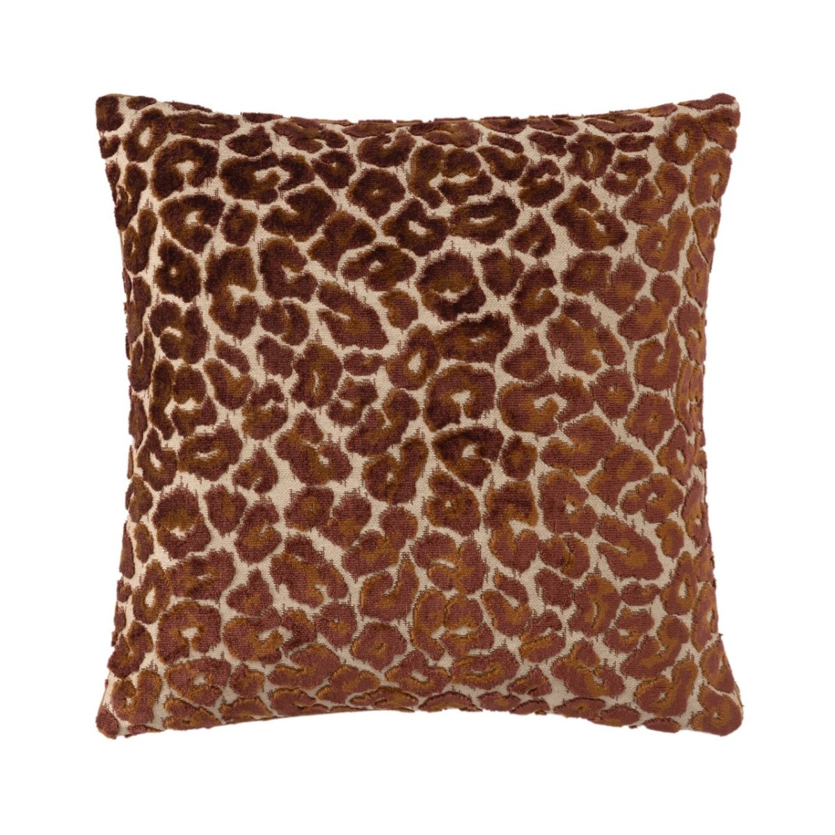 Leopard Fauve Decorative Pillow 18 x 18 Yves Delorme