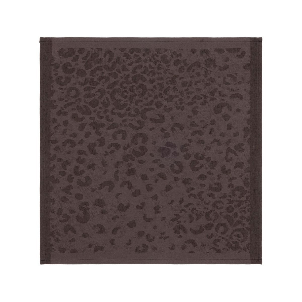 Leopard Moka Napkin 19 x 19 Yves Delorme