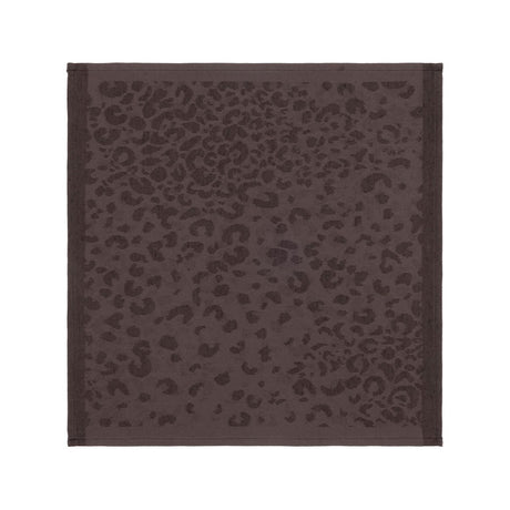 Leopard Moka Napkin 19 x 19 Yves Delorme
