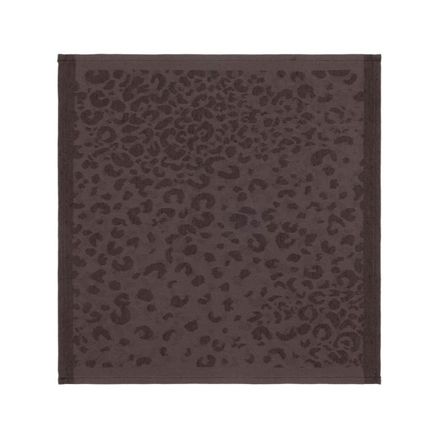 Leopard Moka Napkin 19 x 19 Yves Delorme