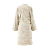 Leopard Women's Shawl Collar Bathrobe by Yves Delorme Shawl collar Bathrobe (Women's) L Leopard at FIG LINENS AND HOME 4
