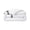 Linea Platine Bedding by Yves Delorme Duvet Cover Full/Queen 92 x 92 Platine at FIG LINENS AND HOME 49
