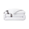 Linea Platine Bedding by Yves Delorme Duvet Cover Full/Queen 92 x 92 Platine at FIG LINENS AND HOME 49