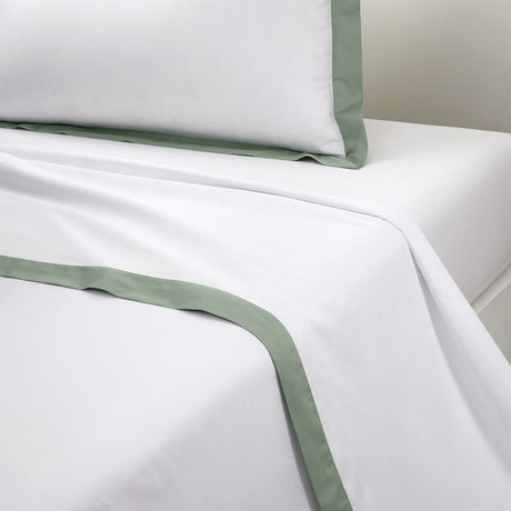 Yves Delorme Flat Sheet - Linea Veronese Organic Cotton Bedding at Fig Linens and Home
