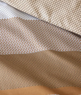 Logan Camel Duvet Cover Set by Hugo Boss Home King Duvet Cover Set (1x King duvet cover, 2x King shams) Camel at FIG LINENS AND HOME 2