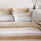 Logan Camel Sham by Hugo Boss Home King Sham (Pair) 21" x 37" Camel at FIG LINENS AND HOME 1
