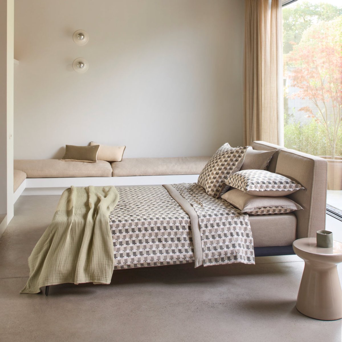 Lucio Bedding by Hugo Boss Home at Fig Linens and Home - Lifestyle 1