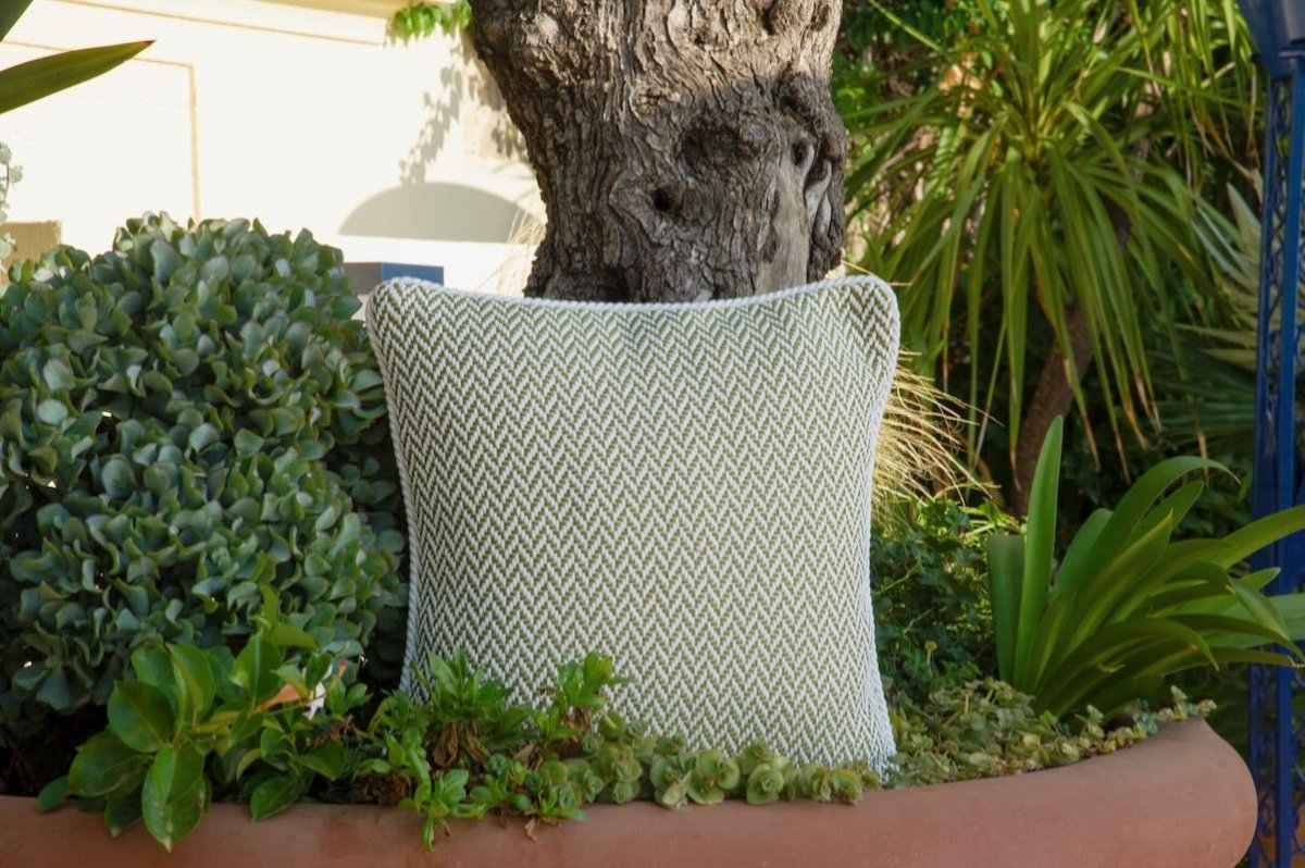 Marina Jungle Decorative Pillow by Yves Delorme Decorative Pillow 13 x 22 Jungle at FIG LINENS AND HOME 2