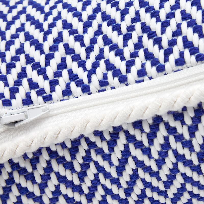 Marina Outremer Decorative Pillow by Yves Delorme Decorative Pillow 13 x 22 Outremer at FIG LINENS AND HOME 6