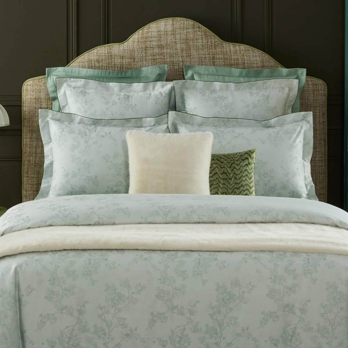 Muses Organic Duvet Cover by Yves Delorme King Duvet Cover Multi at FIG LINENS AND HOME 3