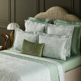 Muses Organic Flat Sheet by Yves Delorme King Flat Sheet Multi at FIG LINENS AND HOME 2