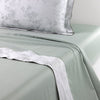 Muses Organic Flat Sheet by Yves Delorme King Flat Sheet Multi at FIG LINENS AND HOME 1
