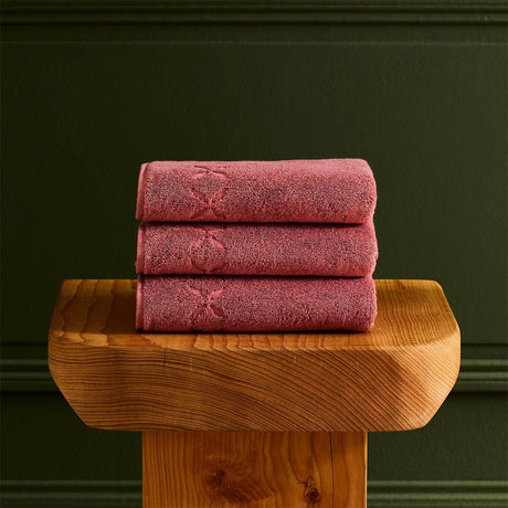 Nature Azalee Bath Towels by Yves Delorme Bath Sheet 36” x 63” Azalee at FIG LINENS AND HOME 2
