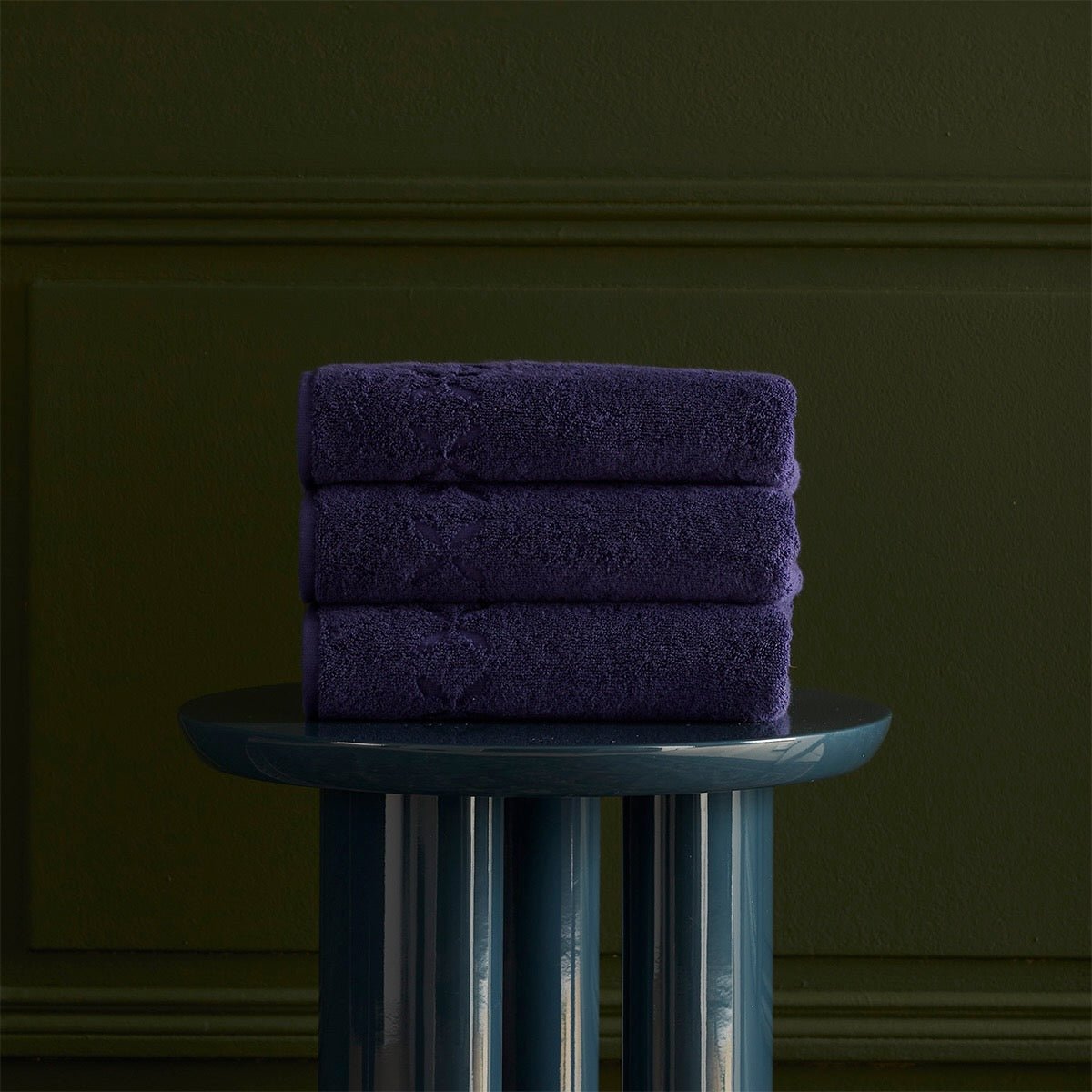 Nature Encre Bath Towels by Yves Delorme Bath Sheet 36” x 63” Encre at FIG LINENS AND HOME 2