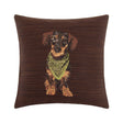 Octavio Decorative Pillow in Moka by Yves Delorme - view 1