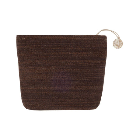 Octavio Moka Tote by Yves Delorme Tote 7" x 9" Moka at FIG LINENS AND HOME 3
