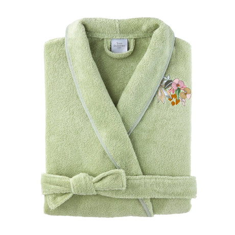 Orchidée Cotton Modal Women's Bathrobe by Yves Delorme at Fig Linens and Home 2