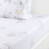 Orchidée Organic Bedding by Yves Delorme Fitted Sheet King 79 x 81 Multi at FIG LINENS AND HOME 7