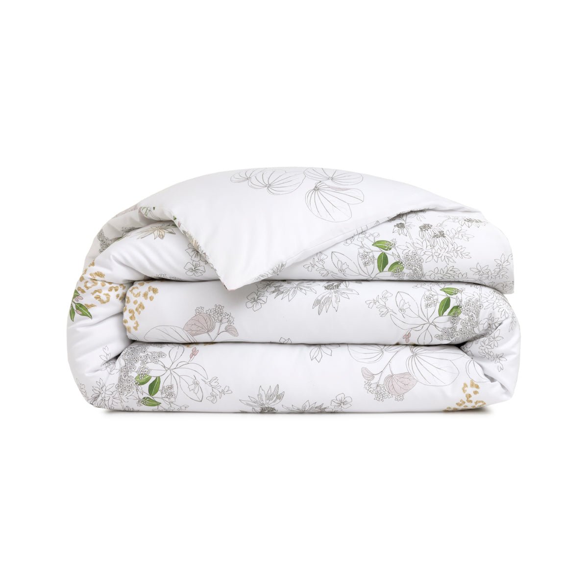 Orchidée Organic Bedding by Yves Delorme Fitted Sheet King 79 x 81 Multi at FIG LINENS AND HOME 9