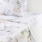 Orchidée Organic Bedding by Yves Delorme Flat Sheet King 114 x 116 Multi at FIG LINENS AND HOME 4