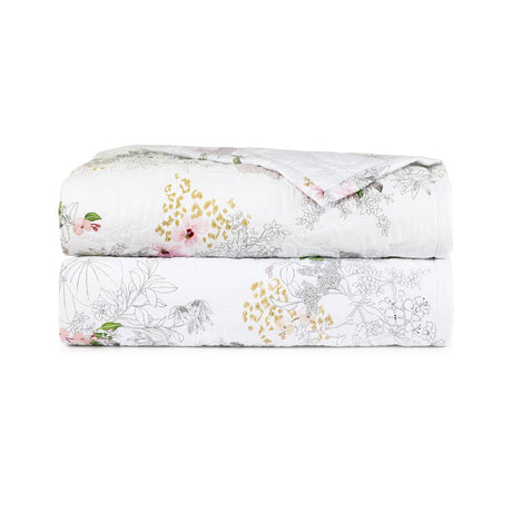 Orchidee Quilted Coverlets by Yves Delorme at Fig Linens and Home