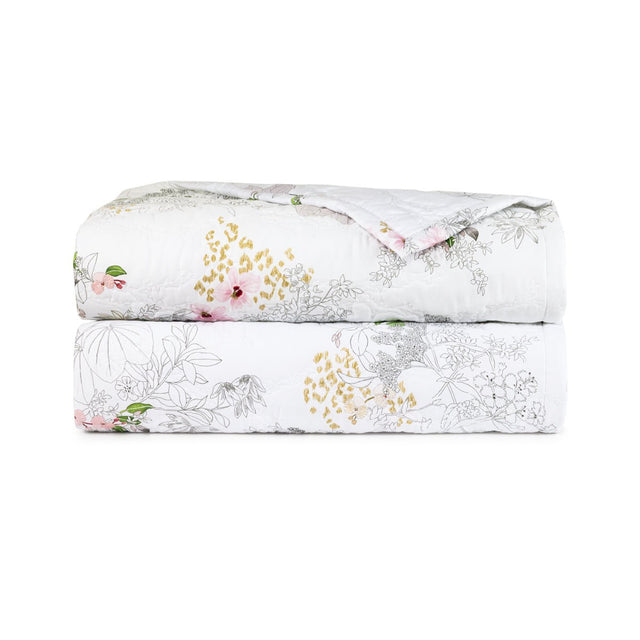 Orchidee Quilted Coverlets by Yves Delorme at Fig Linens and Home